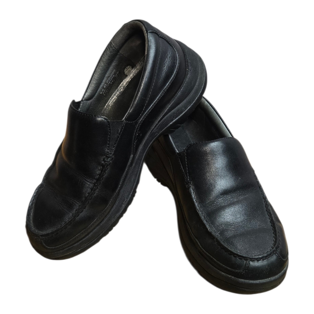 Dansko Wayne Black Leather Non-Slip Comfort Loafer Slip-On Work Shoes Men’s 42